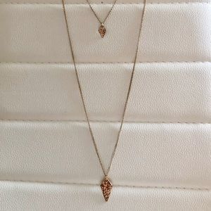 Madewell Double Arrowhead Necklace